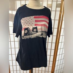 Vintage American Flag Converse Tee Size M